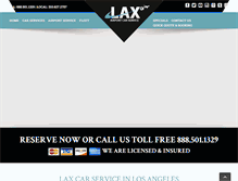 Tablet Screenshot of laxairportcarservice.com